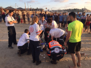 فيديو شاطئ يافا:غرق شاب من مدينة القدس على شواطئ المدينة وحالته خطرة