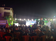 بالصور: خيمة الهدى تنظم أمسية دعوية في ضيافة عائلة "خيمل" بيافا