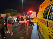 الرملة: 3 اصابات بحادث طرق بين مركبتين