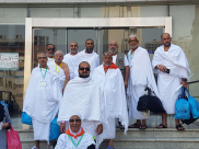  بالصور: حجاج مدينة يافا يتوجهون إلى منى لقضاء يوم التروية 