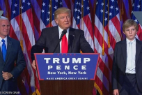 بعد فوزه - ترامب: سأكون رئيسا لكل الأمريكيين وكلينتون هنأتني