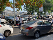  بالصور: إصابة طفيفة لسائق مركبة بحادث طرق ذاتي بيافا