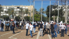 عمال بلدية تل ابيب يعلنون الاضراب المفتوح عن العمل 