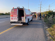   3 اصابات متفاوتة بانقلاب مركبة قرب الرملة