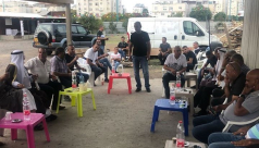 بالصور: عقد راية الصلح بين عائلة أبو سرحان من اللد والشمالي من الرملة 