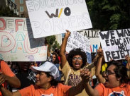 مدن امريكية تنتفض احتجاجا على "قرار ترامب"