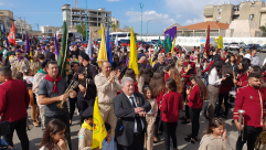 فيديو: جموع غفيرة من كافّة أنحاء البلاد تحتفل بعيد الخضر "عيد لد"