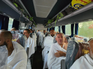 صور لحجاج اللد والرملة أثناء توجههم إلى صعيد عرفات 