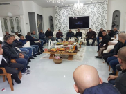 بالصور: عقد راية الصلح بين عائلتي الزبارقة من اللد وحمد من الناصرة 