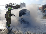  يافا: حريق يتسبب بأضرار جسيمة لسيارة في المدينة