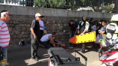  يافا: اصابة متوسطة لشخصين بحادث دهس في شارع ييفت الرئيس 