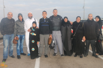  بالصور: انطلاق حافلة الفوج الرابع من معتمري يافا إلى الديار الحجازية 