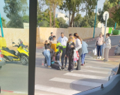 اللد: اصابة متوسطة لسيدة بحادث دهس 