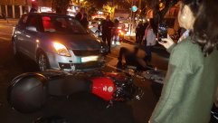 يافا: إصابة متوسطة لسائق دراجة نارية بحادث طرق 