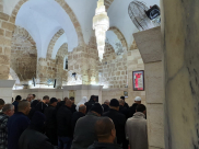 اللد: احياء صلاة الفجر العظيم في المسجد العمري الكبير بالمدينة