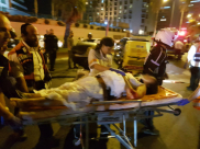 بالصور: إصابة بالغة لفتاة بحادث دهس قرب مسجد حسن بك