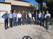 عضو المجلس البلدي بيافا أمير بدران يشارك في اجتماع لممثلي المدن المختلطة 