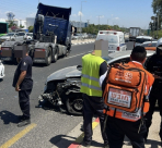 اصابة طفيفة لشخصين بحادث طرق قرب الرملة