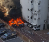  فيديو: اصابة خطيرة لشخص بانفجار سيارة في اشدود والخلفية جنائية