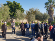 حضور جماهير غفيرة للمشاركة في مشروع صيانة مقبرة طاسو