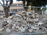  يافا: مخاوف من بدء الفصل الدراسي الثاني قبل ترميم سور مدرسة حسن عرفة الابتدائية