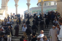 توتر ومواجهات داخل ساحات الاقصى