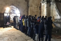 الالاف يلبون نداء "الفجر العظيم" في الاقصى