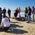  اصابة خطرة لمواطن اثر تعرضه للغرق على شاطئ البحر شمال يافا