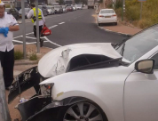  اصابة 3 اشخاص بحادث طرق ذاتي في مدخل مدينة اللد