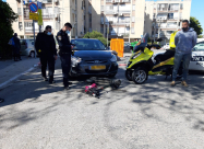 يافا: إصابة متوسّطة لراكب درّاجة كهربائيّة في حادث دهس