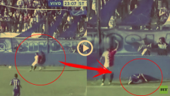بالفيديو: لاعب أرجنتيني شاب يلقى حتفه في مباراة كرة قدم