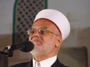 سماحة الشيخ عكرمة صبري خطيباً لصلاة الجمعة في قرية دهمش 