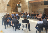 صور: عقد راية الصلح بين عائلتي أبو زايد والشعابين في مدينة اللد