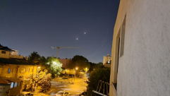  فيديو: من جديد - صفارات انذار في يافا ودوي انفجارات عنيفة 