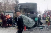 مقتل 13 جنديا تركيا واصابة 48 اخرين بانفجار حافلة