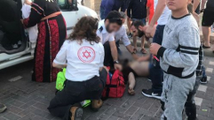 إنعاش لشخص تعرض لحالة إغماء مفاجئة بريف يافا