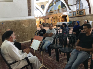 بالصور: الدرس الأول لحجاج مدينة يافا في مسجد المحمودية "يافا الكبير"