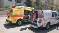  الرملة: اصابة عامل اثر سقوط جسم ثقيل عليه في ورشة بناء