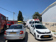  اللد: 6 اصابات طفيفة باحتراق منزل في حي شنير 