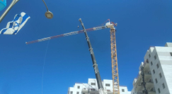 يبنا: مصرع 4 عمال اثر انهيار أجزاء من رافعة في ورشة بناء 