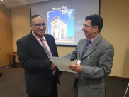  منح الدكتور محمد أمين بخاري لقب بروفيسور من جامعة باريس 