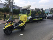 الرملة: إصابة خطرة لطفل تعرض لحادث دهس في المدينة