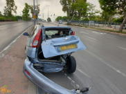 يافا: إصابة طفيفة لسائق مركبة في حادث طرق ذاتي جنوباً