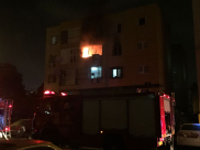 بالفيديو: أضرار كبيرة باحتراق شقة سكنية في مدينة يافا دون وقوع اصابات