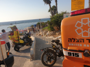  مصرع مسّن اثر تعرضه لحادث غرق على شاطئ البحر جنوب حي الجبلية بيافا 