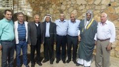 اللد: وفد من اللد والرملة في زيارة تضامنية مع رئيس نقابة اطباء الاسنان العرب