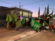  بالصور: مسيرة في استقبال الأسير المحرر شكري خواجا بنعلين 