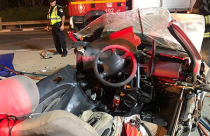 مصرع شخص واصابة اثنين آخرين بحادث طرق مروّع قرب كفرقاسم