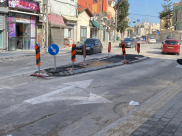  صور: انشاء جادة "جزيرة" جديدة وسط شارع ييفت بيافا