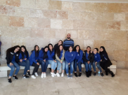 طلاب الصف العاشر من مدرسة أجيال الثانوية بزيارة للمحكمة العليا في القدس